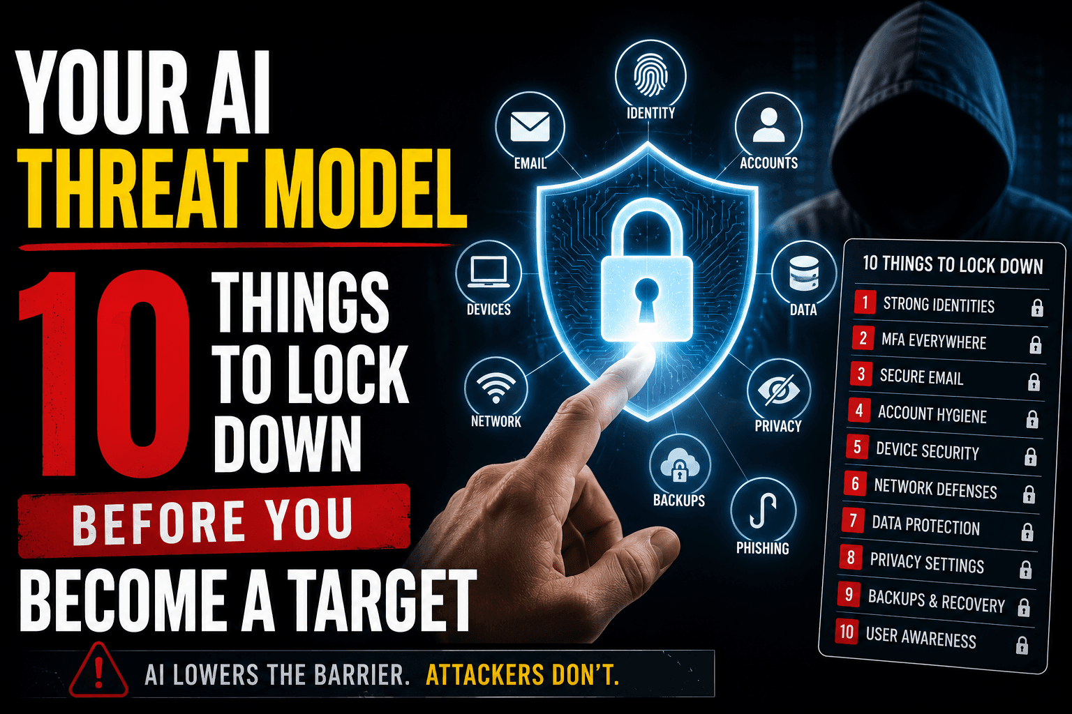 Your AI Threat Model — 10 Things to Lock Down Before You Become a Target